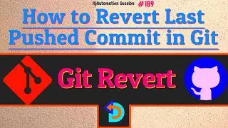 How to Revert Last Pushed Commit using CMD | Undo Git Push Undo | Last Pushed Commit via CMD Prompt