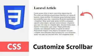 How to customize CSS scrollbar - CSS Tricks