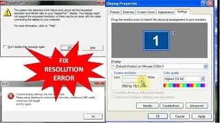 How to Fix Windows Resolution Not Supported Error on Windows 10