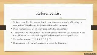 Reference writing Session 2