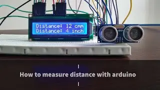 Arduino Tutorials | How to measure distance with arduino using ultrasonic sensor(HC-SR04)