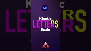 Kinetic Letters Scale in After Effects | Tutorial