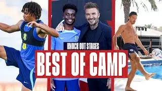 Trents Insane Curler, Rice & Grealish Pool Two-Touch & Becks Visits Camp | Best Of Knock Out Stages