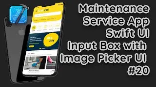 SwiftUI Maintenance Service App: Chat Message Input Bar with Image Picker UI Tutorial #20