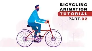 Character Cycling, Bicycle Animation - After Effects Tutorial | Part 02 of Part 02