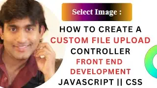 custom file upload button javascript css