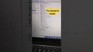 FIX100% Sound Audio Problem ON Your PC/Laptop