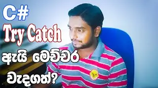 Try Catch Statement | Sinhala Tutorial - Tech and Learn