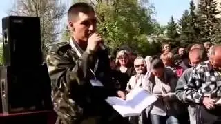УКРАИНА 27 12 2014 МЫ БУДЕМ ГНАТЬ БАНДЕРОВЦЕВ ДО ПОЛЬСКОЙ ГРАНИЦЫ мобилизация в народное о