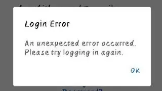 Facebook An unexpected Error occurred Please try logging it again | Unable to login Facebook account