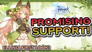 First Look at ELLINIA! ~ New Ranged Physical DPS/Utility Hero Class