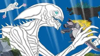 EVIL NINGEN!!! Ningen VS Godzilla VS Whale Godzilla