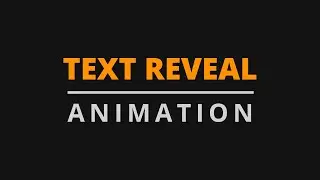 Text Reveal And Hide Animation | Html Css Javascript