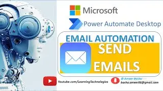 Power Automate Desktop : How to work with Send Email Action (Email Automation)