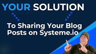 No Share Buttons on Systeme.io Blogs? Use Code to Add Social Share Icons for Facebook & LinkedIn