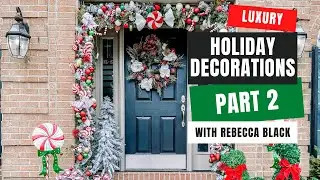 DIY Luxury Outdoor Decorations Part 2 - Frontgate Inspired Holiday Decor