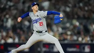 Walker Buehler strikes out 5 Yankees over 5 scoreless innings in Game 3 of the WS on 10/28/24