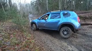 OFFROAD разведка на двух Дастерах.