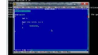 Output Colorful Text using C Program