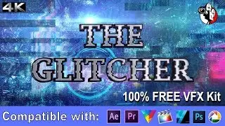 Free Glitch Transition Effects Pack - THE GLITCHER 4K