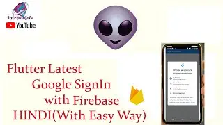 Google SignIn With Firebase Auth Flutter Tutorial || In Hindi | Firebase | Google Sign In || Flutter