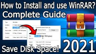 How To Install WinRAR On Windows 10  [ 2021 Update ] Complete Step by Step Guide