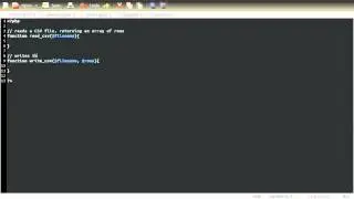 PHP Tutorial: Using CSV Files [part 01]
