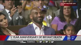 1-year anniversary of Kobe Bryant death