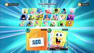 Nickelodeon All-Star Brawl -  Online Play for the First Time As Sandy [RAW FOOTAGE]