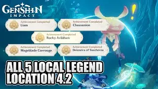 All 5 Local Legends Fontaine Location Genshin Impact 4.2