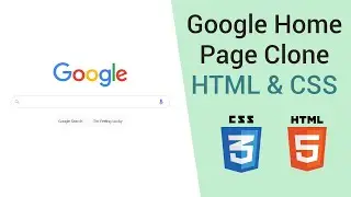 HTML & CSS Beginner Project Tutorial - Google Homepage Clone Using Flexbox