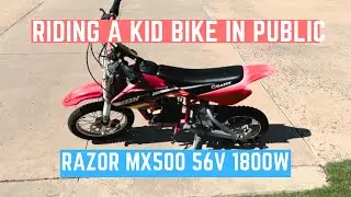 Riding a Razor MX500 56v 1800w in Public - Modified Razors