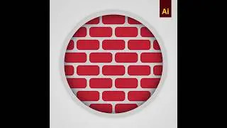 Easy Brick Pattern Design in Adobe Illustrator