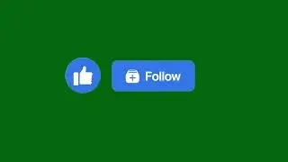 Facebook like , follow and share green screen with sound || No Copyright