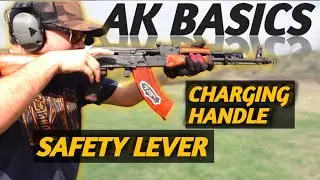 How to use an AK47 Safety lever and charging handle: Easy and efficient.