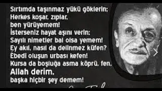 NECİP FAZIL  ŞİİRLERİ    (TAKVİMDEKİ DENİZ)