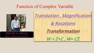 Lecture 7 : Translation Transforamation 