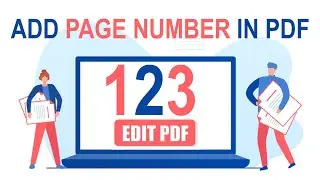 Add Page Number in PDF File Without any software 