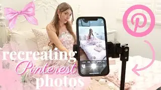 recreating girly pinterest photos at home 🎀 collab with Heather Dempsey 💖