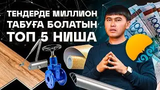 2023 жылы тендерде 1 млн тг табыс әкелетін ТОП 5 Ниша. | Бизнес идеи 2023.