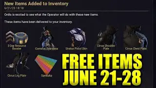 Free Warframe Items | New PC Promo Code! Finished