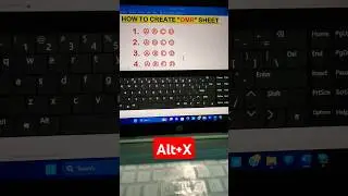 Create OMR sheet in MS Word 