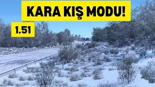 Ets 2 Kara Kış Modu 1.51 /1.52 (Frosty Winter v9.9) EURO TRUCK SIMULATOR 2