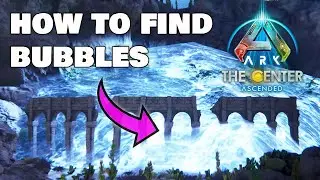 How to find UNDERWATER BUBBLE Locations - The Center - Ark Ascended