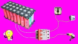 How to make an inverter, works with 21 batteries, creative prodigy # 70