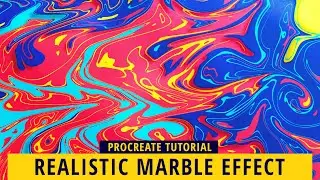 The SECRET Recipe for a Realistic Marble Effect In Procreate!