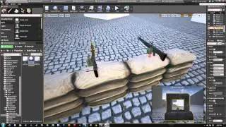 UE4 Mounted Machine Gun