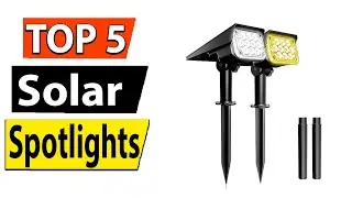 TOP 5 Best Solar Spotlights Review 2023