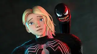 Giantess Gwen Stacy transform to Venom 09 / Giantess Spider Gwen!