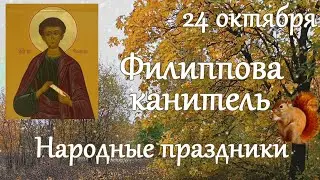 24 октября. Филиппов день. Филиппова канитель. Народные традиции и приметы на Филиппов день.